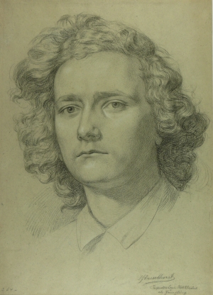 Georg Ludwig Kohlbacher (Zeichnung von Johann Heinrich Hasselhorst, um 1848)
